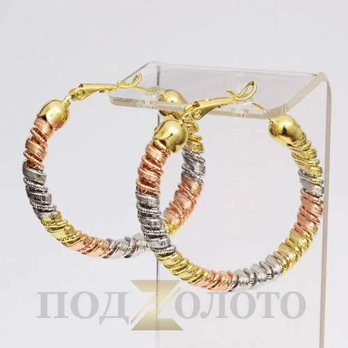 Серьги-кольца ZS6509