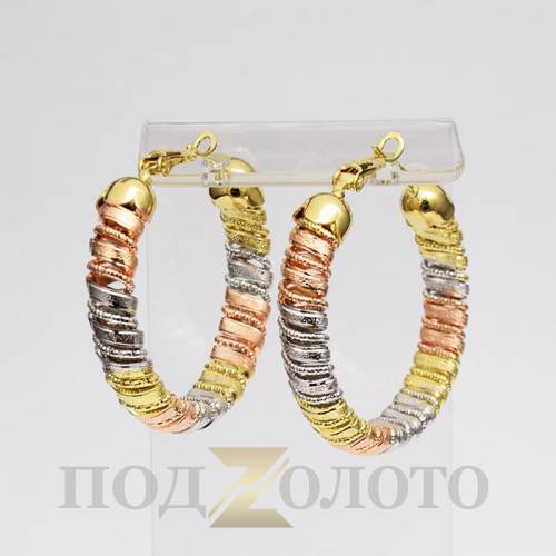 Серьги-кольца ZS6509