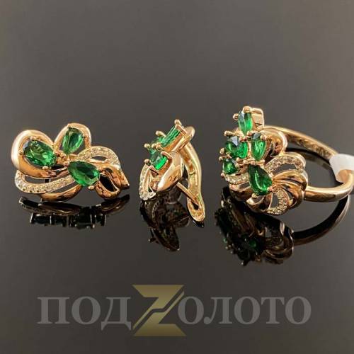Серьги с кольцом KZK8421