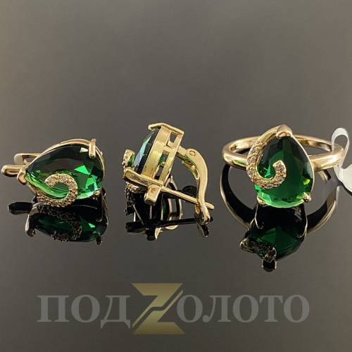 Комплект серьги с кольцом KZK8480