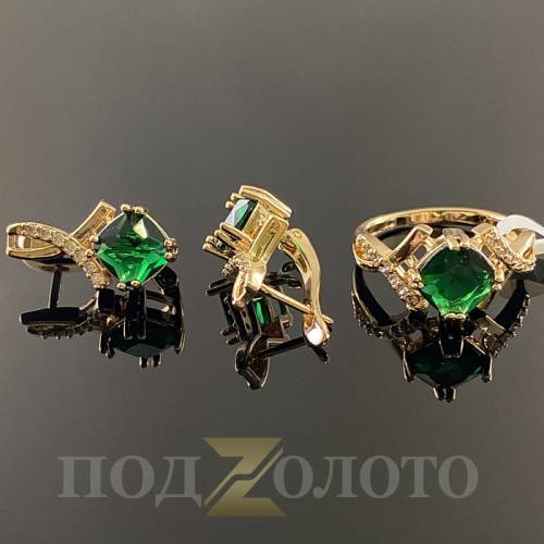 Комплект серьги с кольцом KZK8483