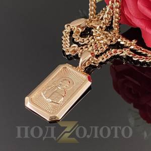 Подвеска-иконка с цепочкой KZK8488
