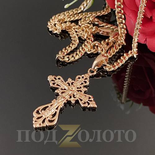 Крестик с цепочкой KZK8494